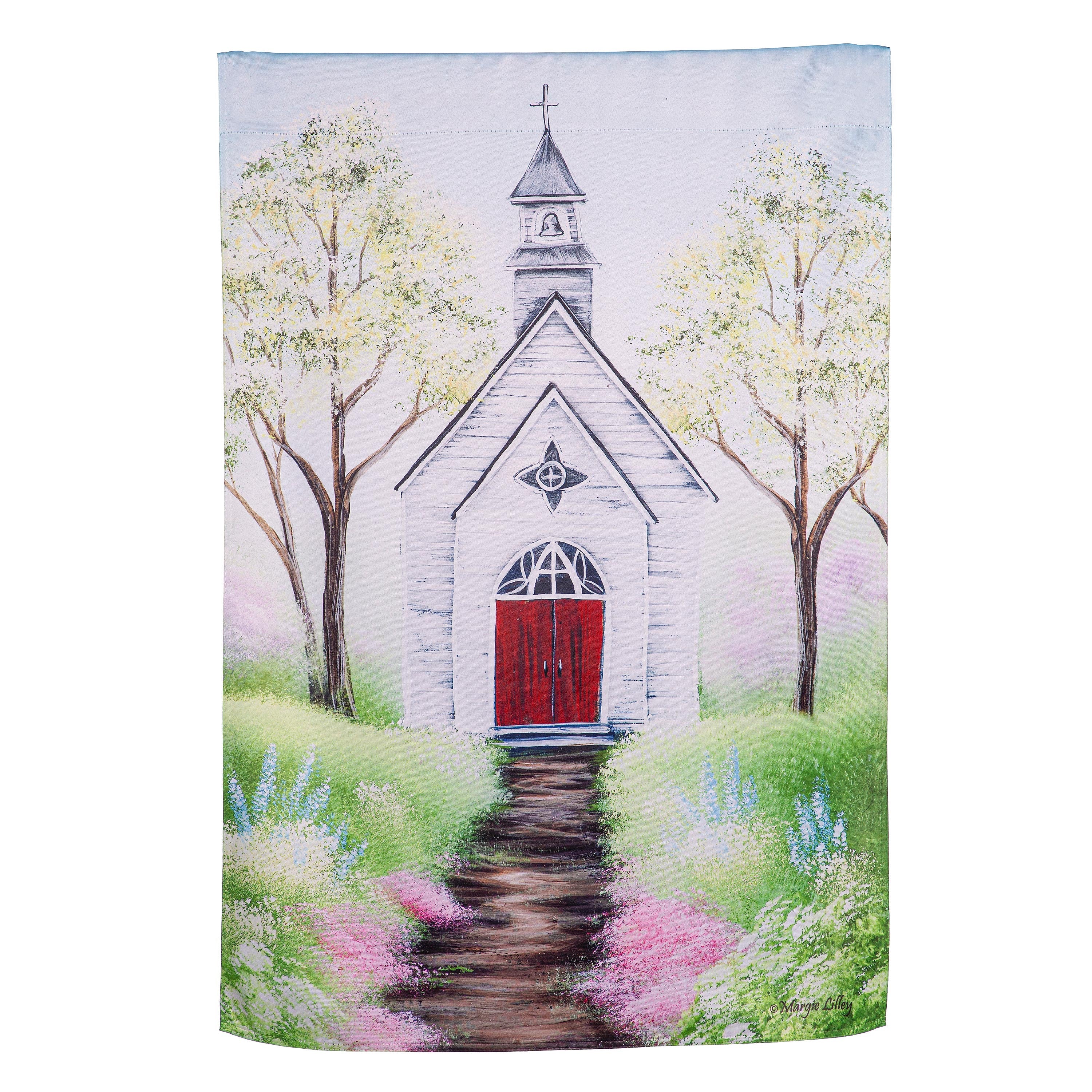 Church House Suede House Flag