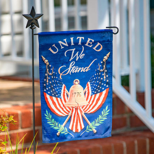 United We Stand Garden Lustre Flag, SNL
