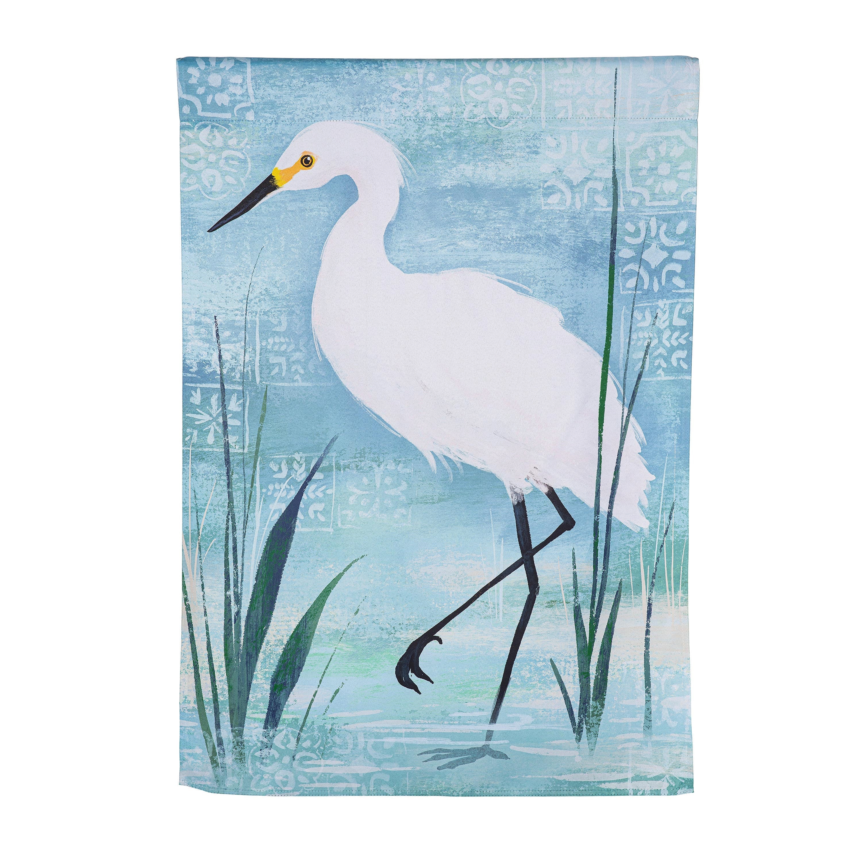 Blue Heron Reversible Suede House Flags