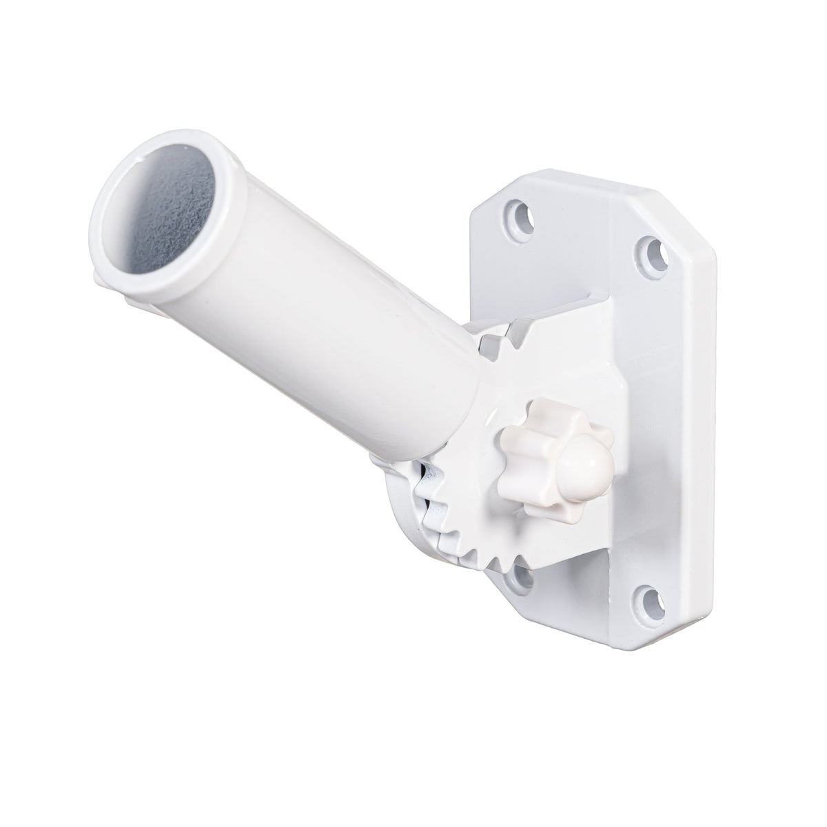White Metal Flag Bracket