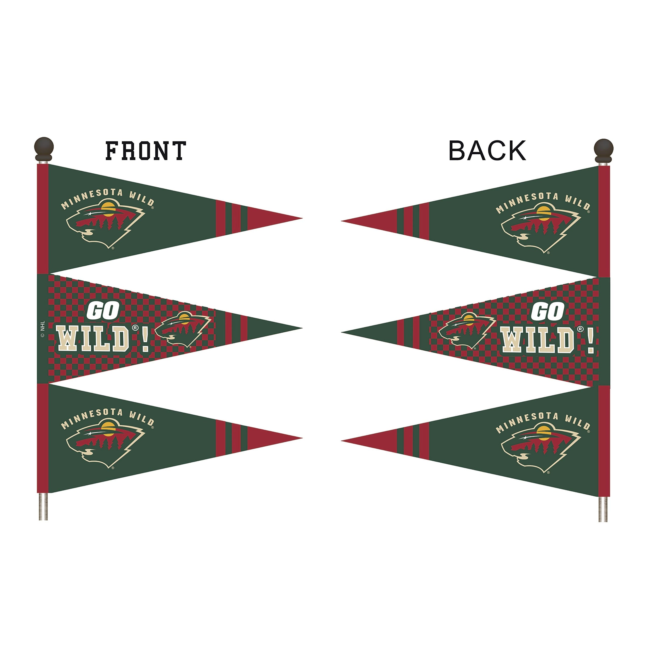 Wind spinner, Pennant, Minnesota Wild