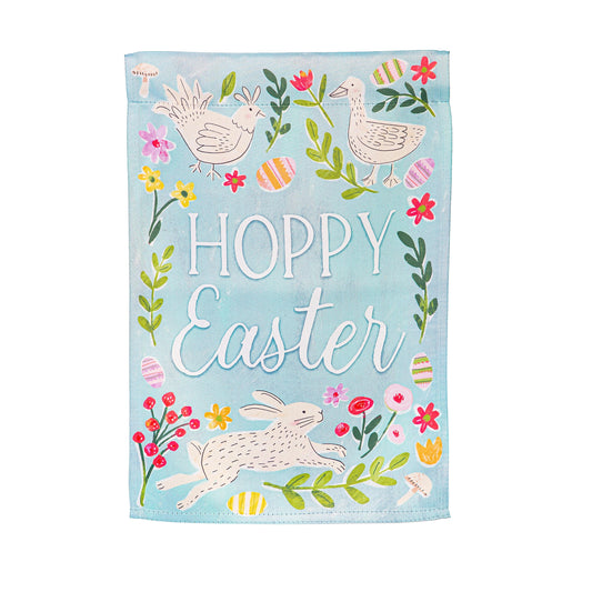 In Bloom Suede Garden Flag