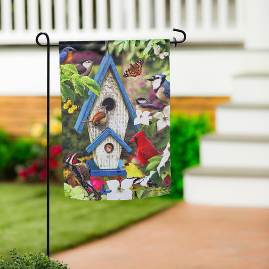 Summer Song Suede Garden Flag