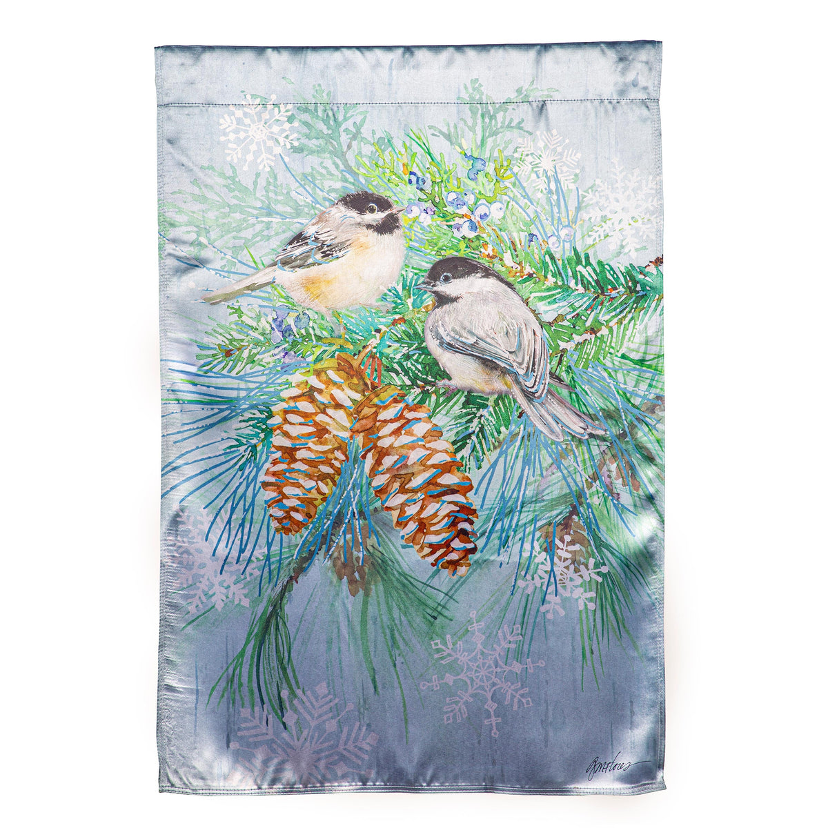 Winter Frost Lustre House Flag