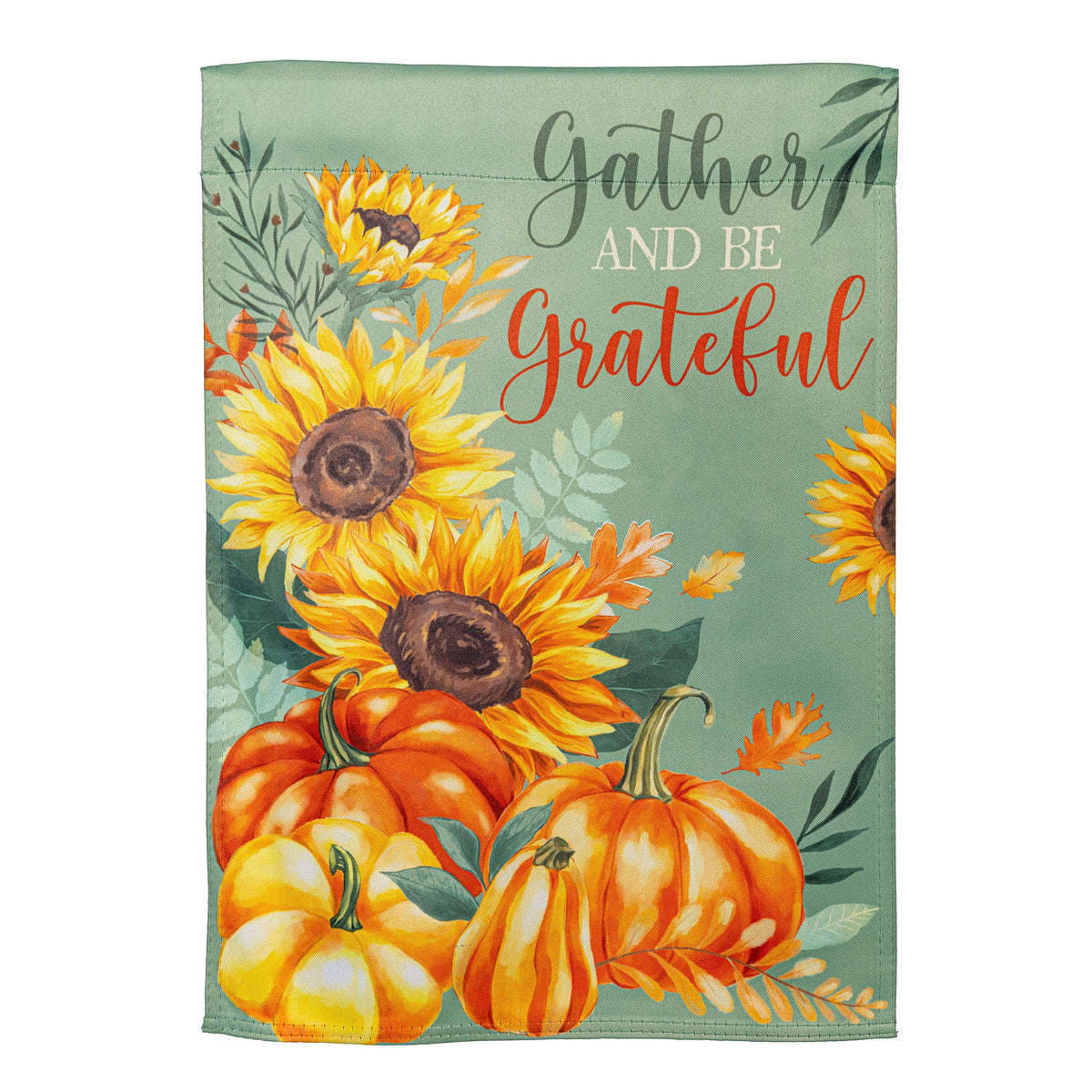 Harvest Home Bountiful Suede Garden Flag