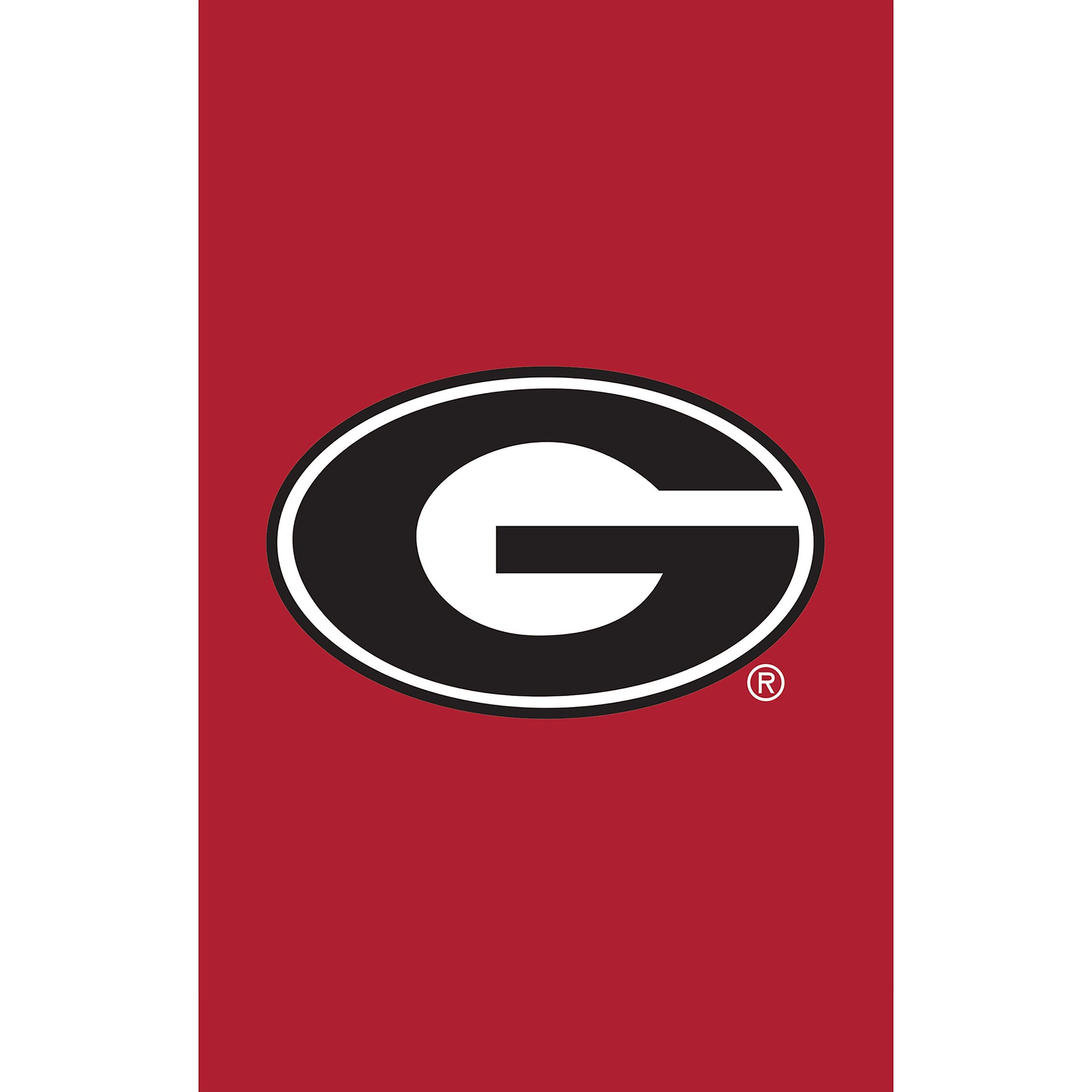 University of Georgia Applique House Flag