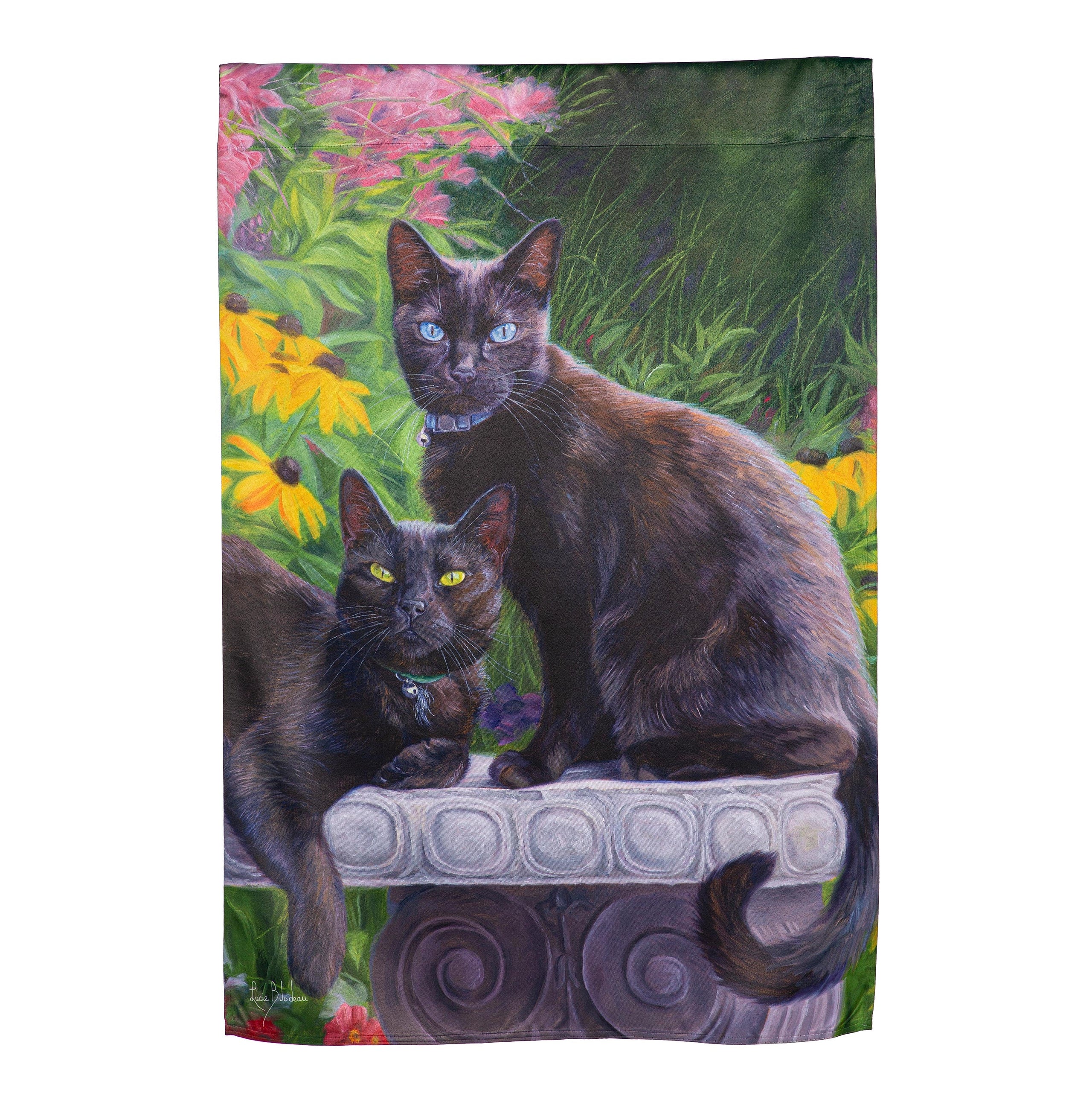 Black Beauties Suede House Flag