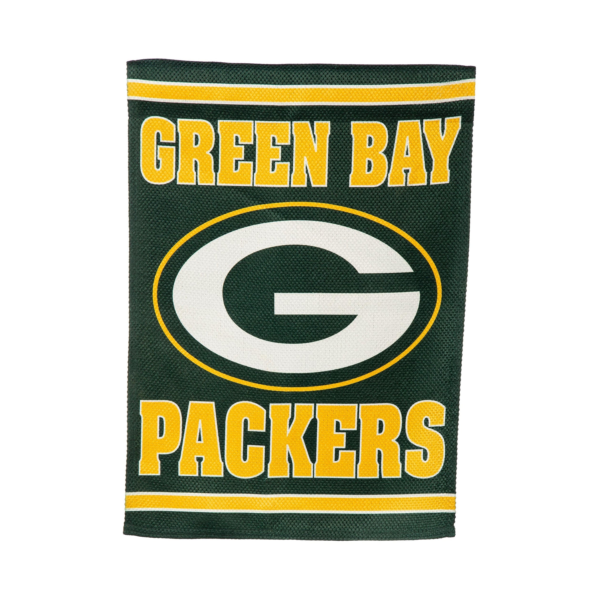 Green Bay Packers Embossed Suede Garden Flag