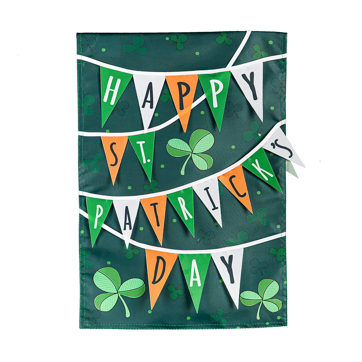 St. Paddy's Day Banner Garden Applique Flag