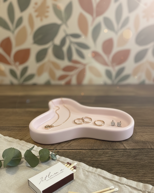 Handcrafted Jesmonite Clover Trinket Tray