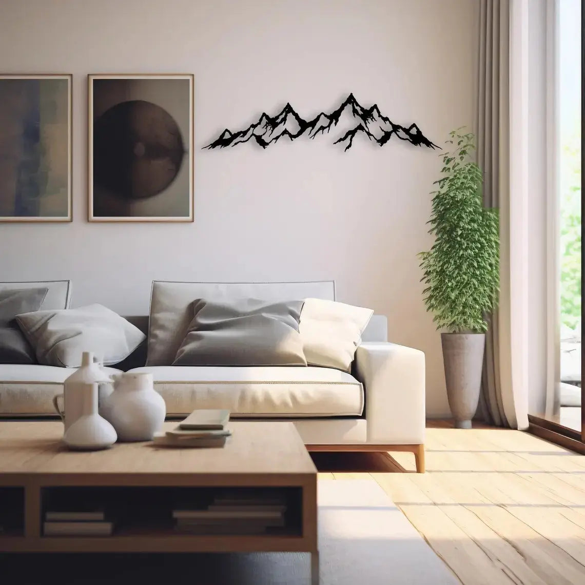 Natural Wrought Iron Wall Decor Hanging Metal Art