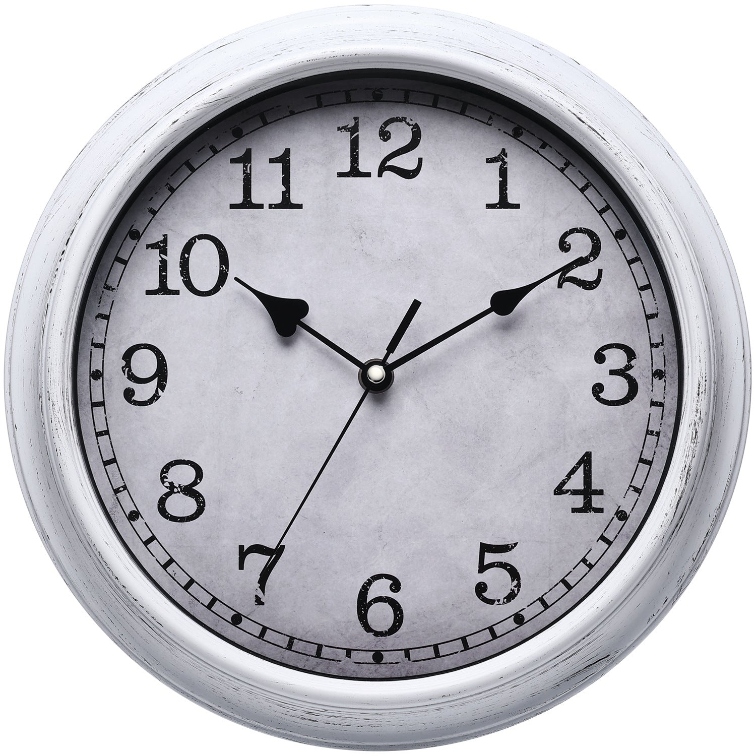 Nordic Retro Wall Clock Living Room Home Simple Creative Punch-free Mute Quartz Clock