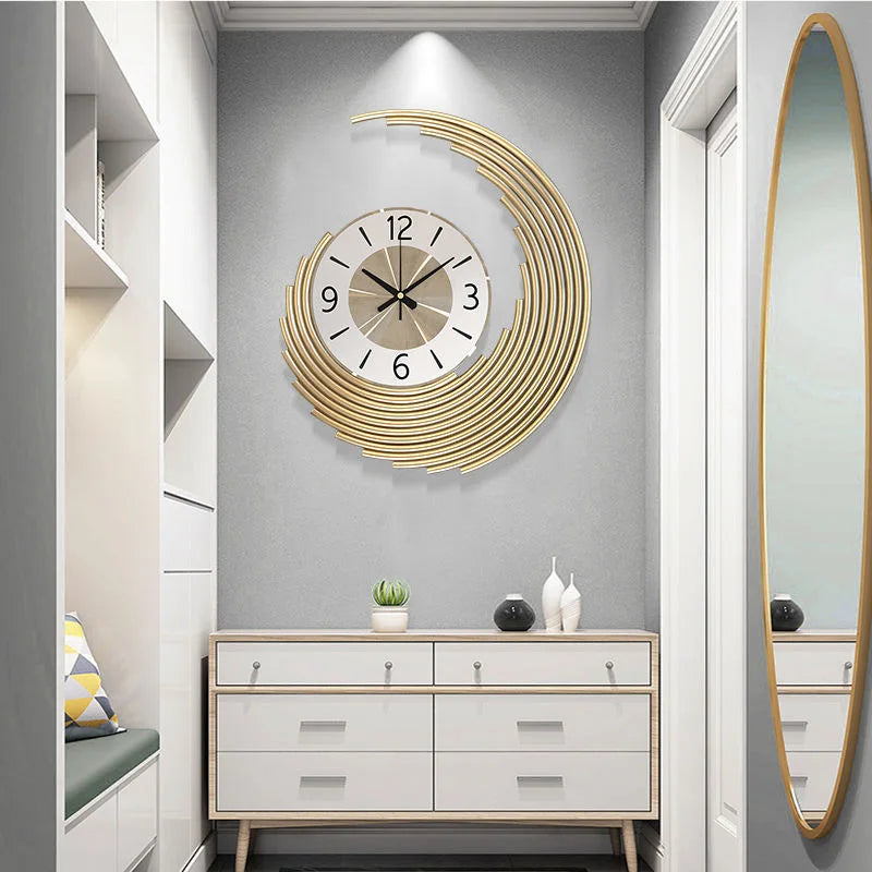Clocks Wall Clocks Living Rooms Home Nordic Clocks Creative Modern Simple Wall Mounted Watches Light Luxury Decorative Clocks