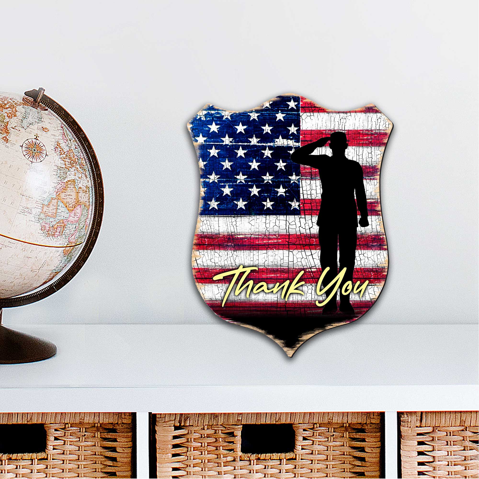 Shield of Appreciation Wall Door Hanger - International Decor - 8187101H