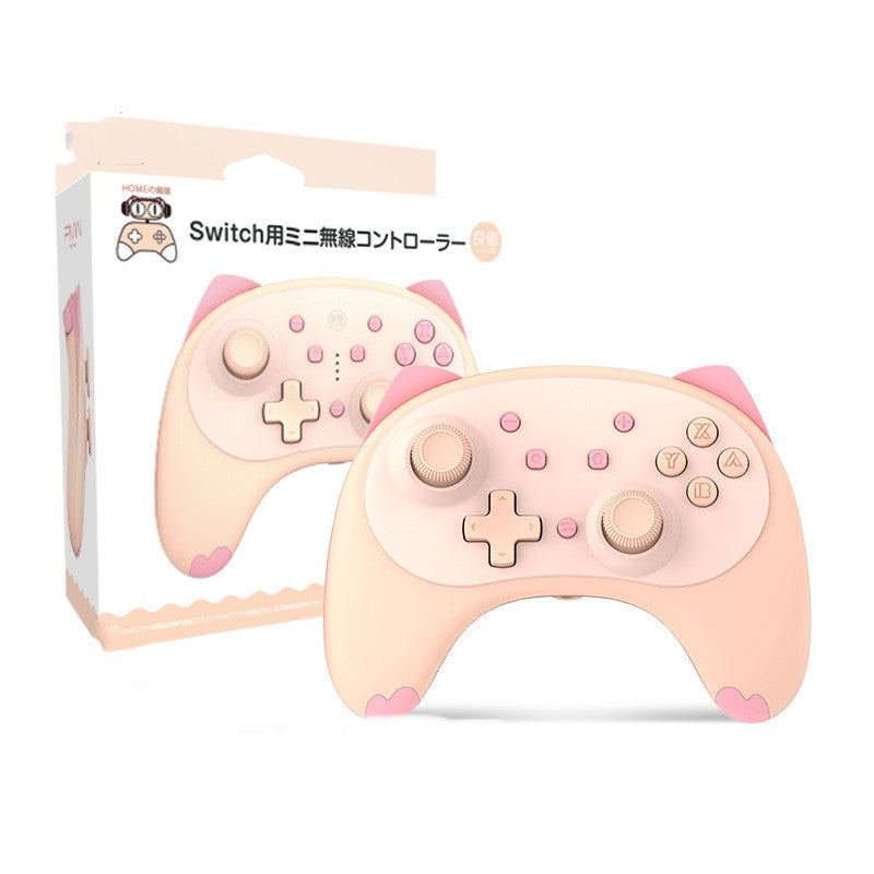 Cute Mini Cat Type Bluetooth Wireless Joystick Gamepad Controller Compatible With PC Laptop