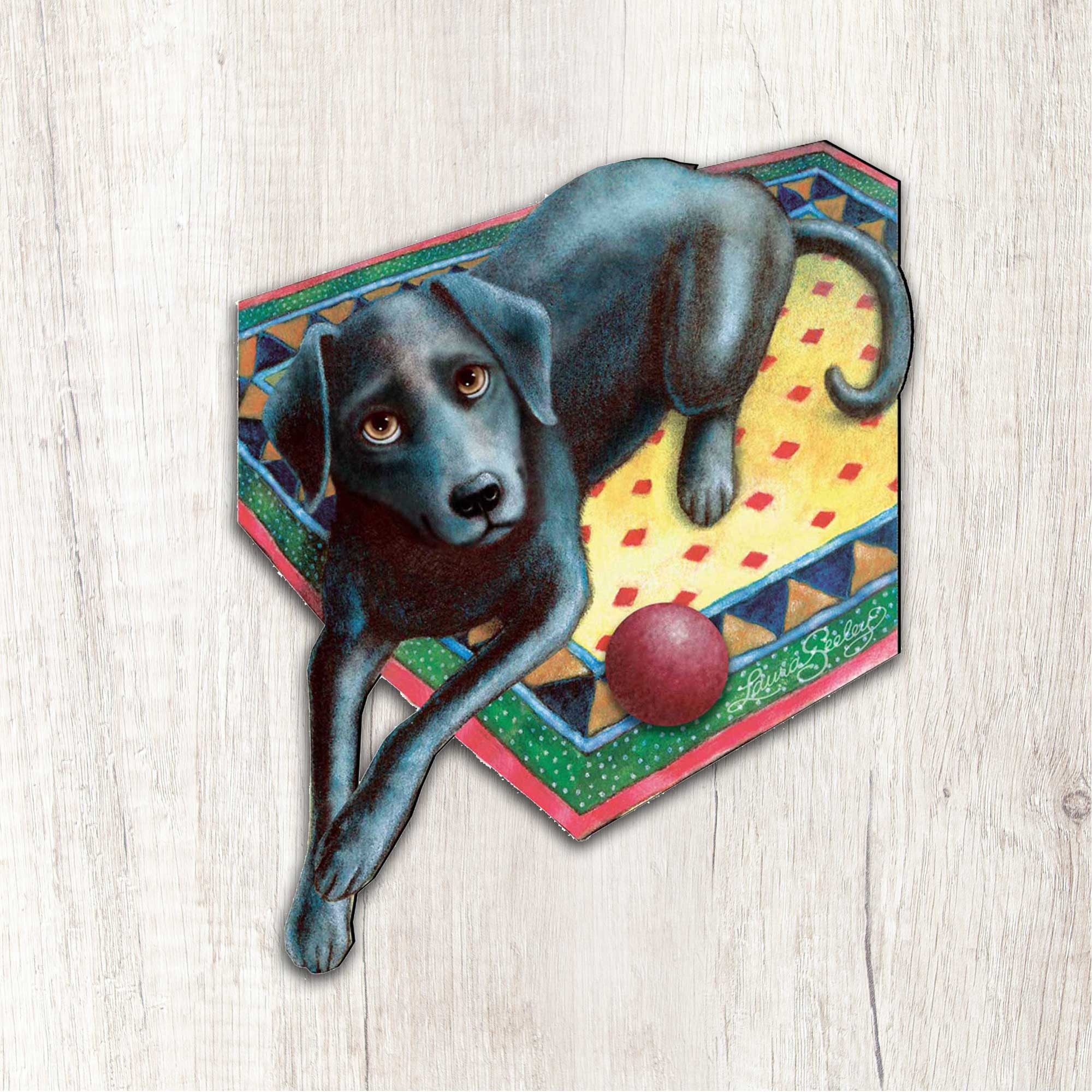 Ready When You Are Holiday Door Decor by Laura Seeley - Pets Dog and Cats Decor - 8511017H