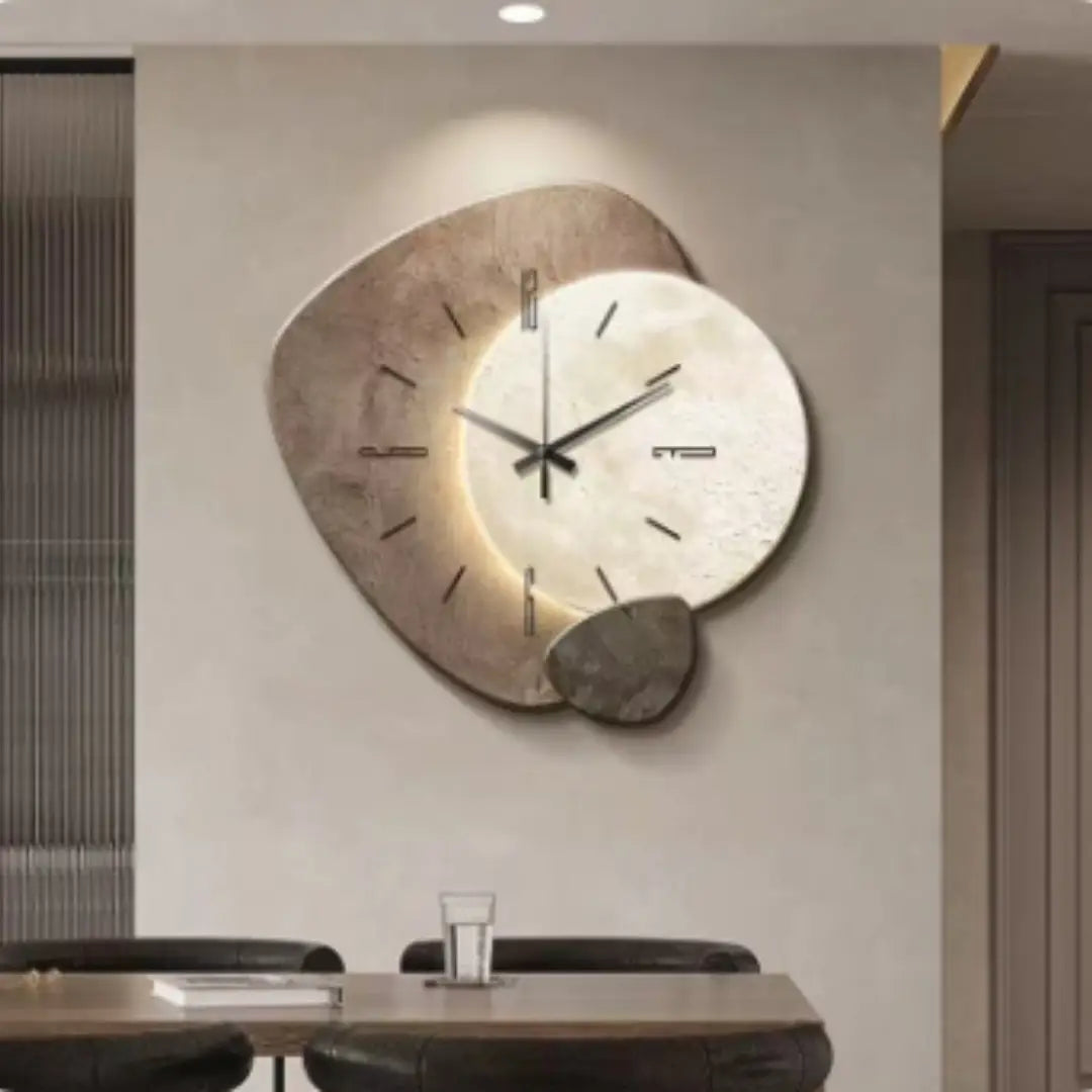 Modern Wooden Wall Clock Home Decor Simple Timepiece