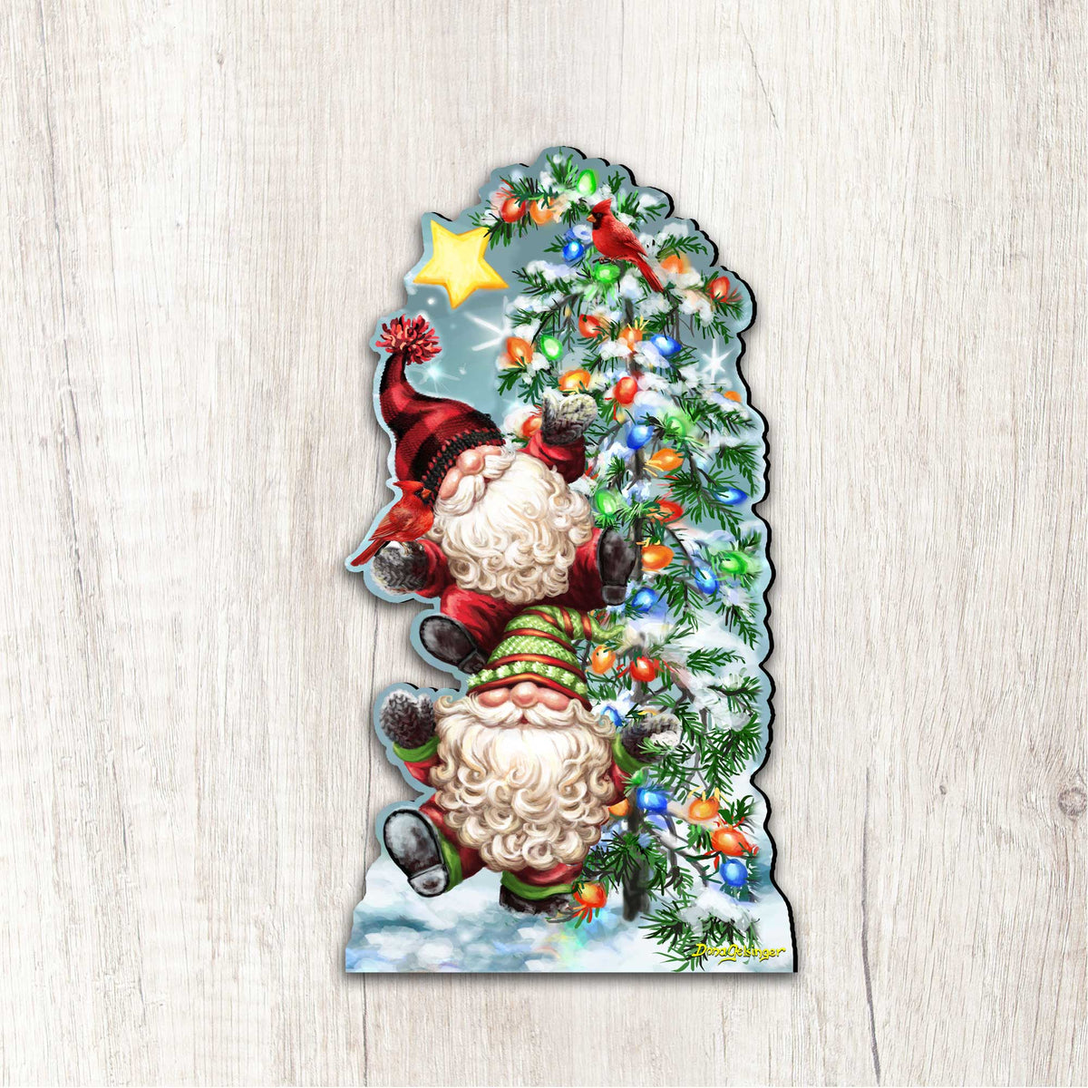 Trimming the Tree Holiday Door Decor by D. Gelsinger - Christmas Decor - 8461064H-DG