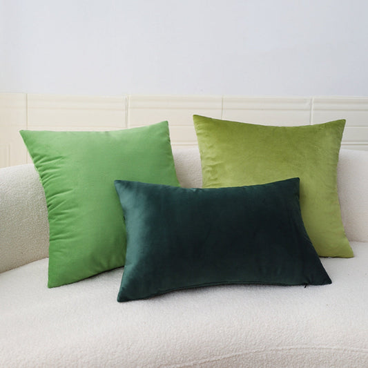 3-Piece Coordinated Pillow Cover & Insert Bundle – Well mixed color of greens  pillow covers with inserts great combinations – Fancy & Stacy