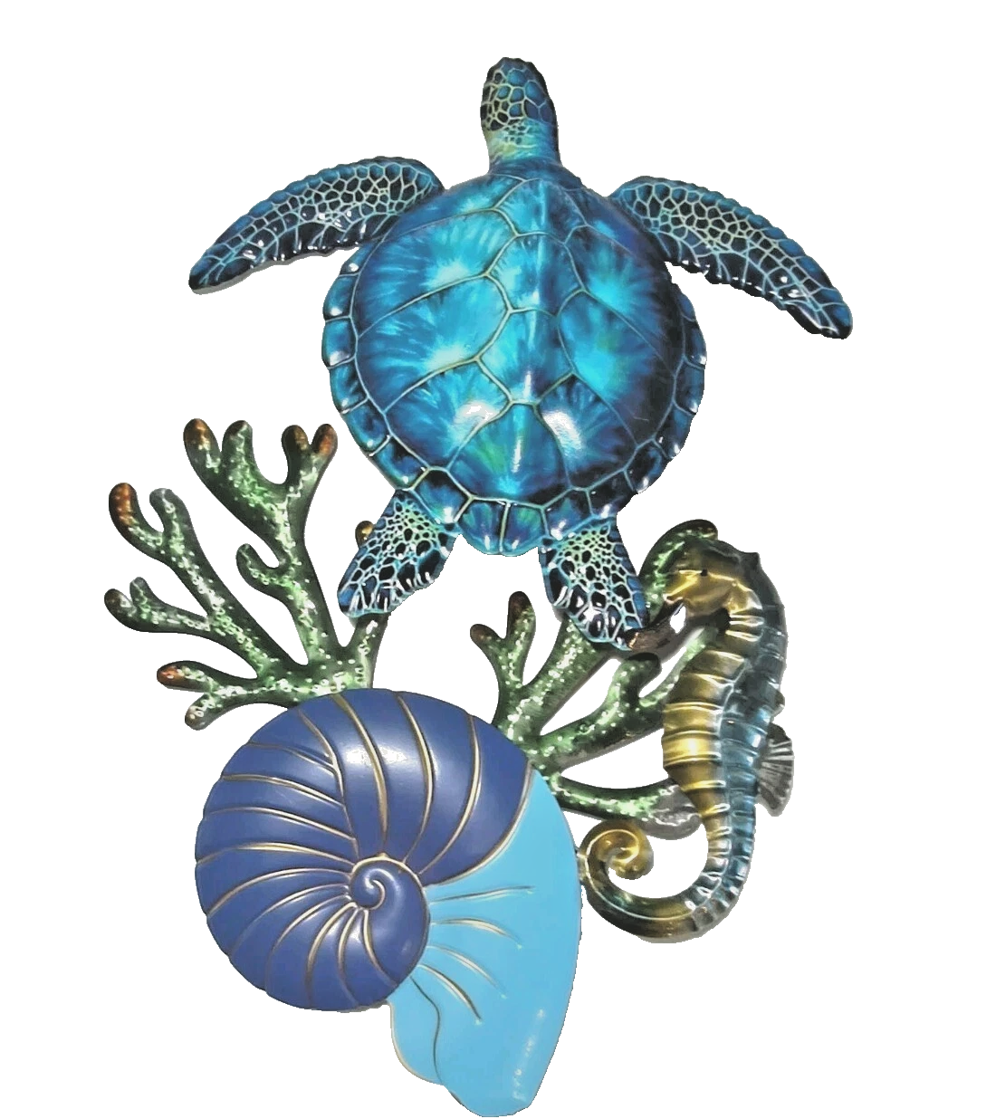 Metal Blue Multiple Colors Sea Turtle Scene Visit Our Store ufmllc.online