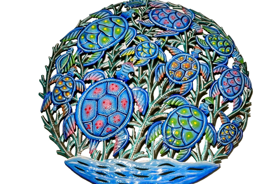 23 inch Metal Drum Handmade Artwork. Visit Our Store ufmllc.online