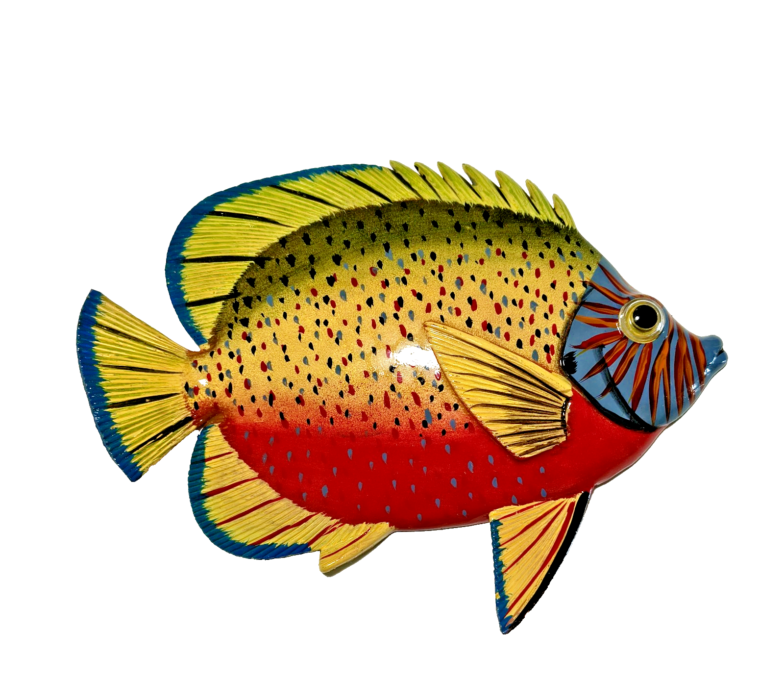 12 inch Resin Multiple Colors Tropical Fish  Visit Our Store ufmllc.online