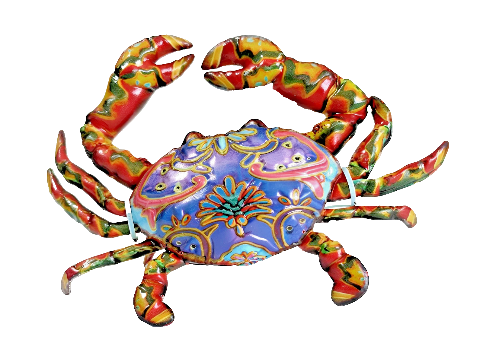 12 inch  Metal Multiple Colors Crab. Visit Our Store ufmllc.online