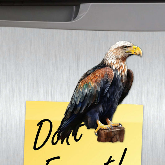 Eagle's Flight Decorative Eco Wood Magnets Set of 6 by G. Debrekht - Wildlife Decor - 8090101G-S6