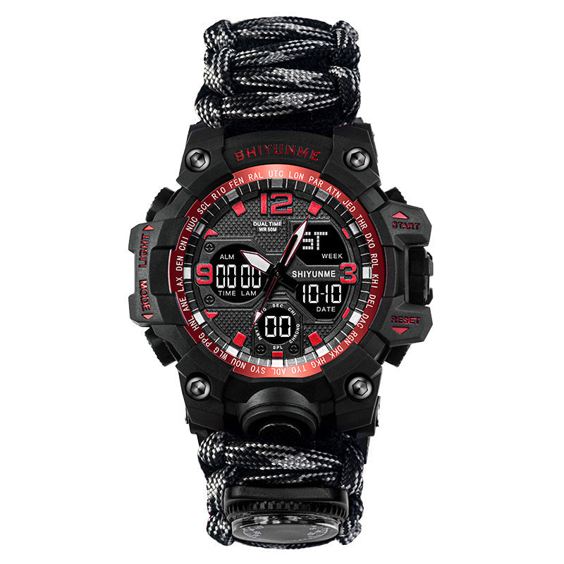 Survival Men Sports Watch With Outdoor Compass In Top Luxury Brand G Style Military Digital Watches Waterproof 50M relogio masculino