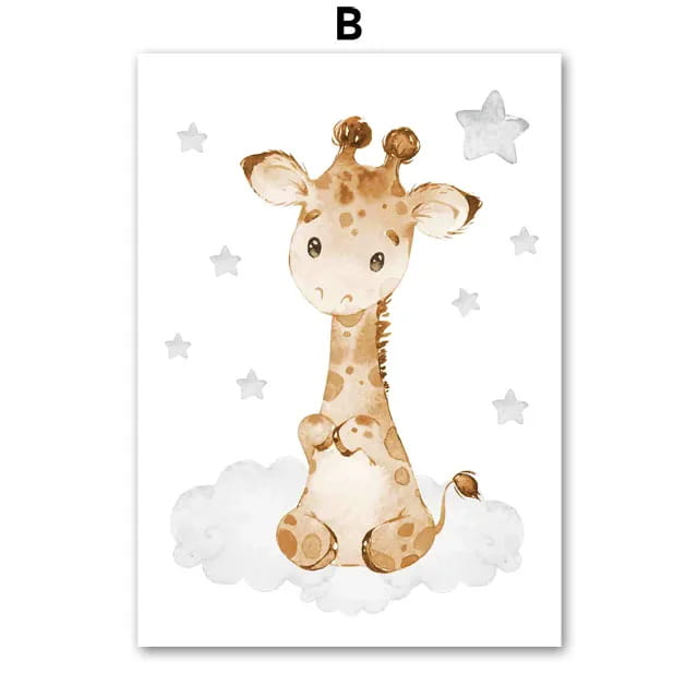 Kids Wall Art Canvas Nursery Decor Prints