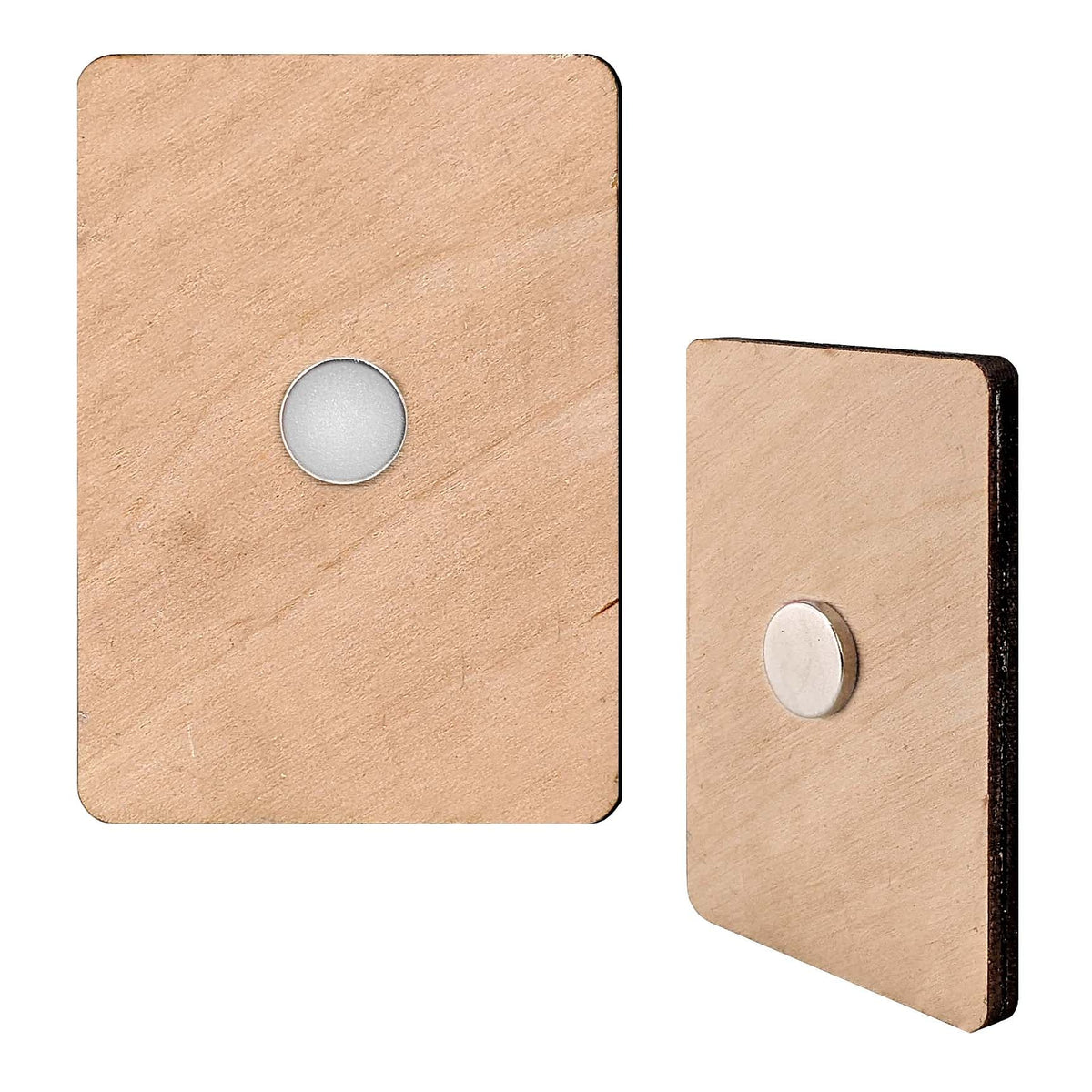 The Graceful Huskies Decorative Eco Wood Magnets Set of 6 by G. Debrekht - Wildlife Decor - 8090115G-S6