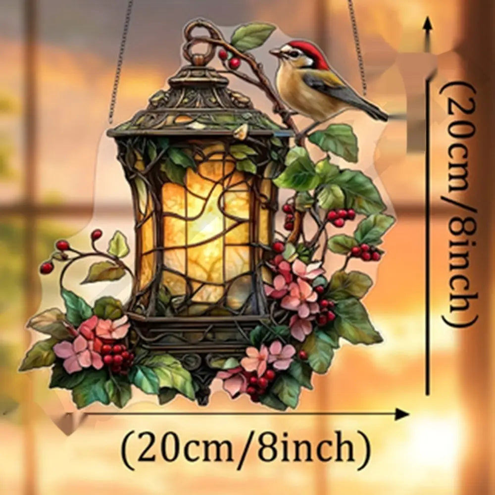 Handmade Cat Courtyard Acrylic Sign Home Decor