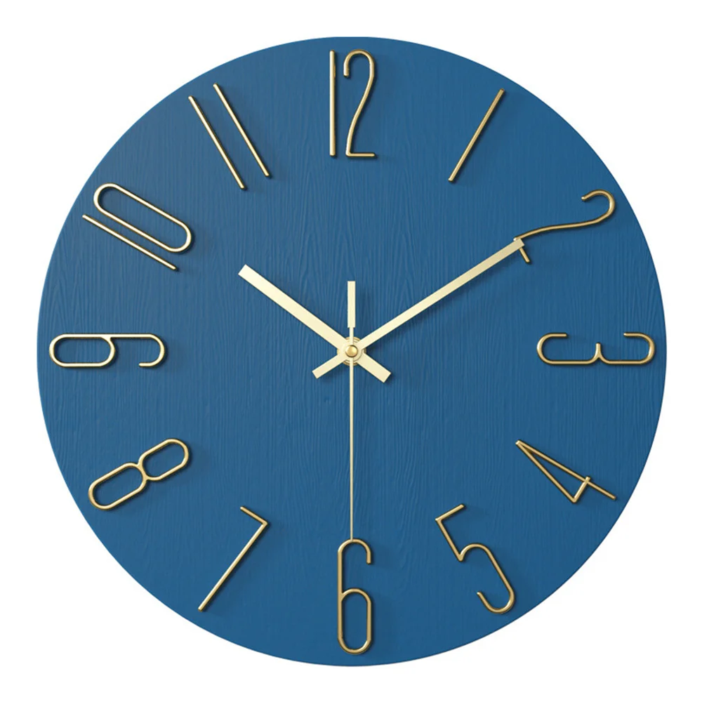 Wall Clock Battery Powered Clocks 12 Inch Small Clock Analog Clock Suitable for Home Office Bedroom Kitchen Classroom School