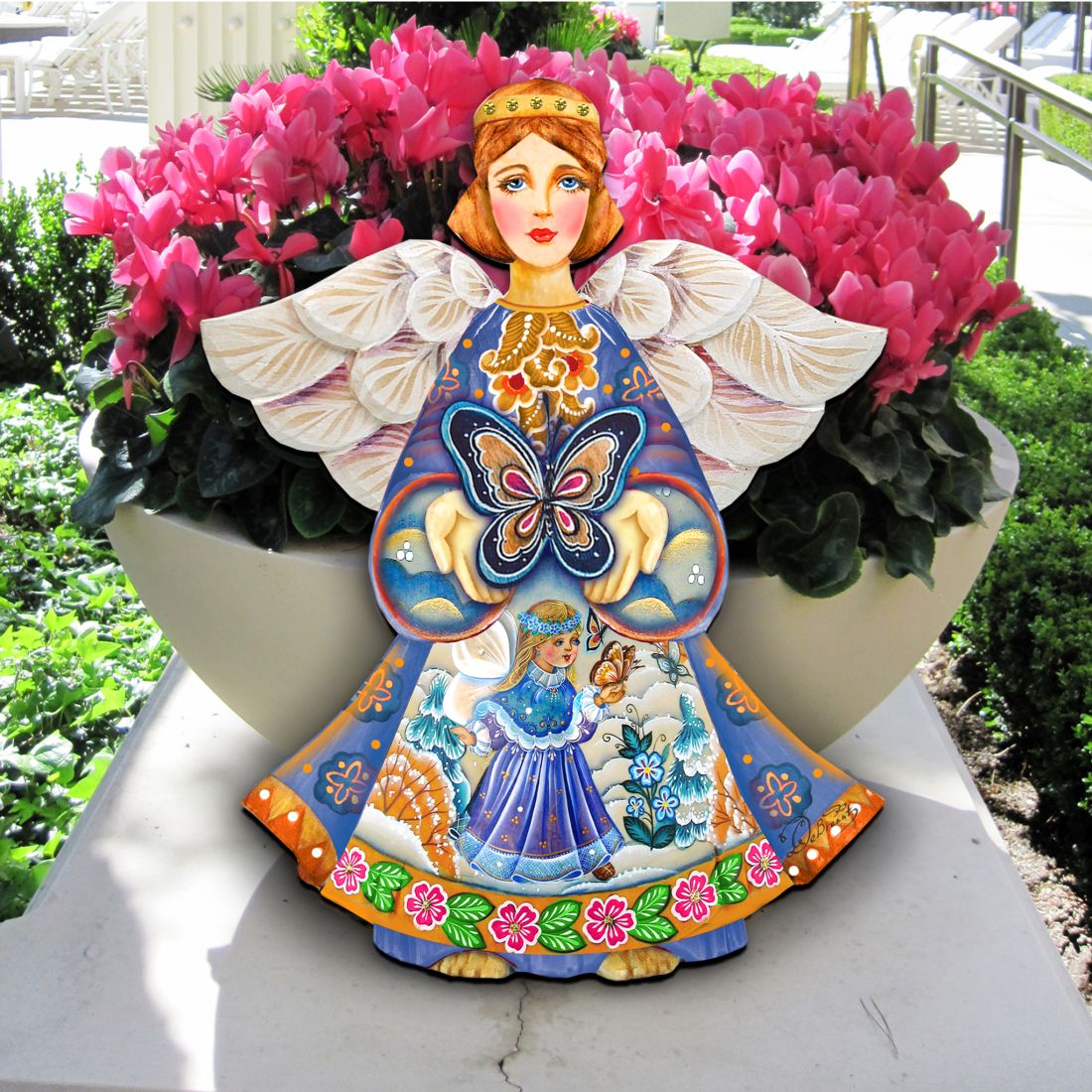 Butterfly Spring Angel Door Decor by G. DeBrekht - Easter Spring Decor - 8154152H