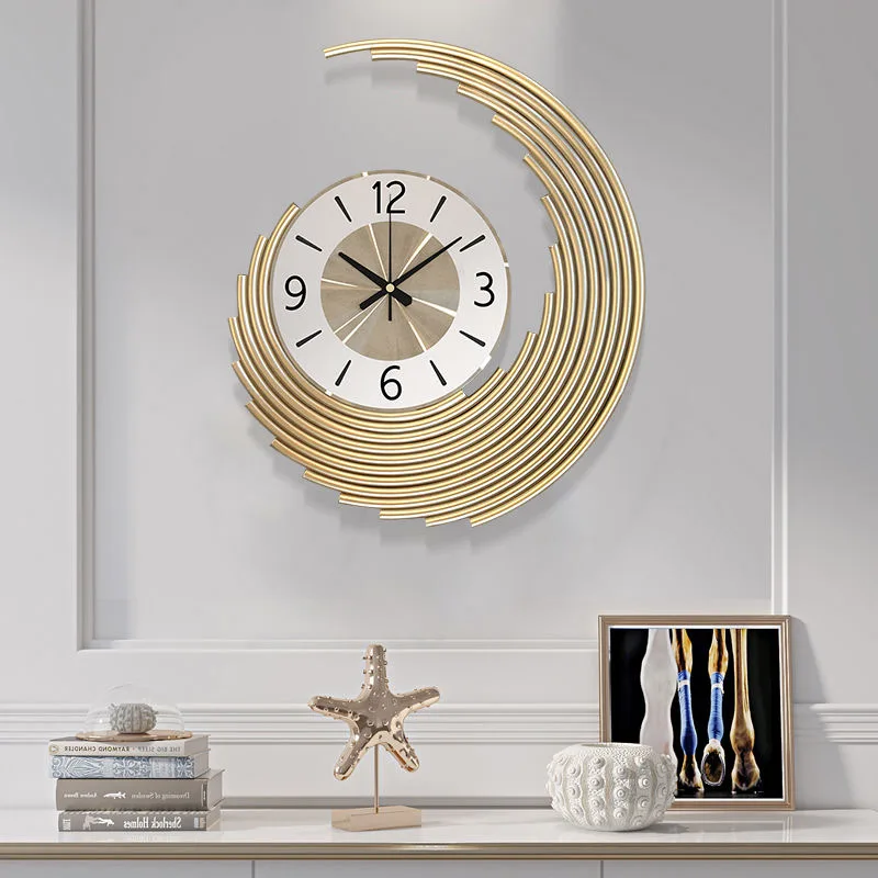 Clocks Wall Clocks Living Rooms Home Nordic Clocks Creative Modern Simple Wall Mounted Watches Light Luxury Decorative Clocks