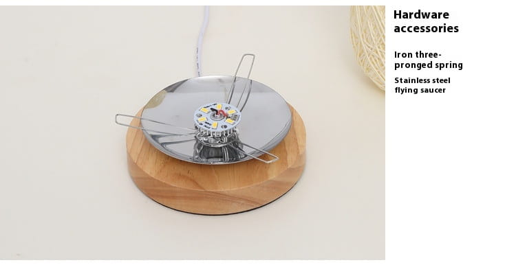 Beige Wooden Vine LED Night Light Table Lamp