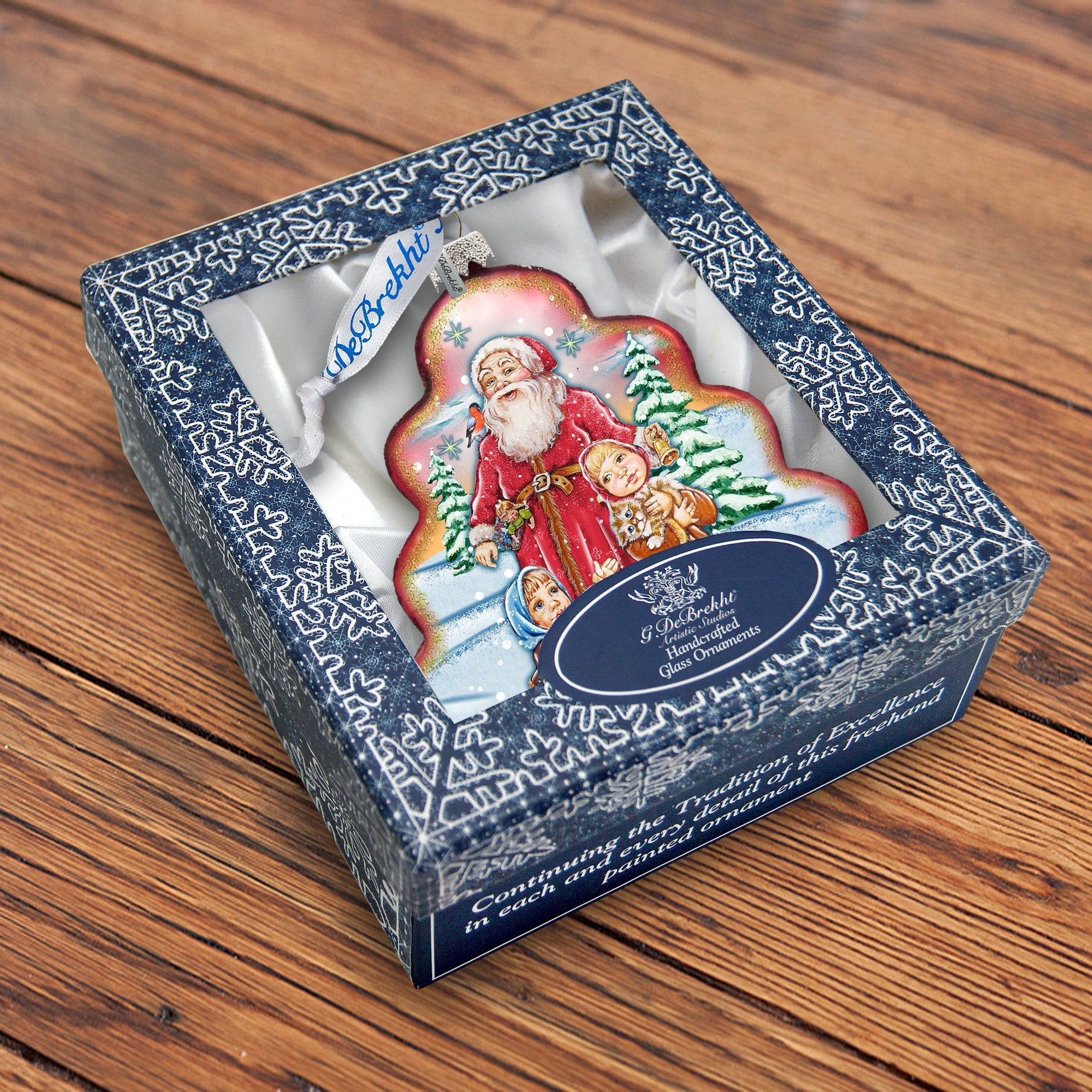 Time to Share Tree Glass Ornament by G. DeBrekht - Christmas Decor - 762-005