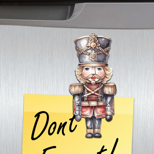 Nutcrackers Decorative Eco Wood Magnets Set of 6 by G. Debrekht - Christmas Decor - 8090008G-S6