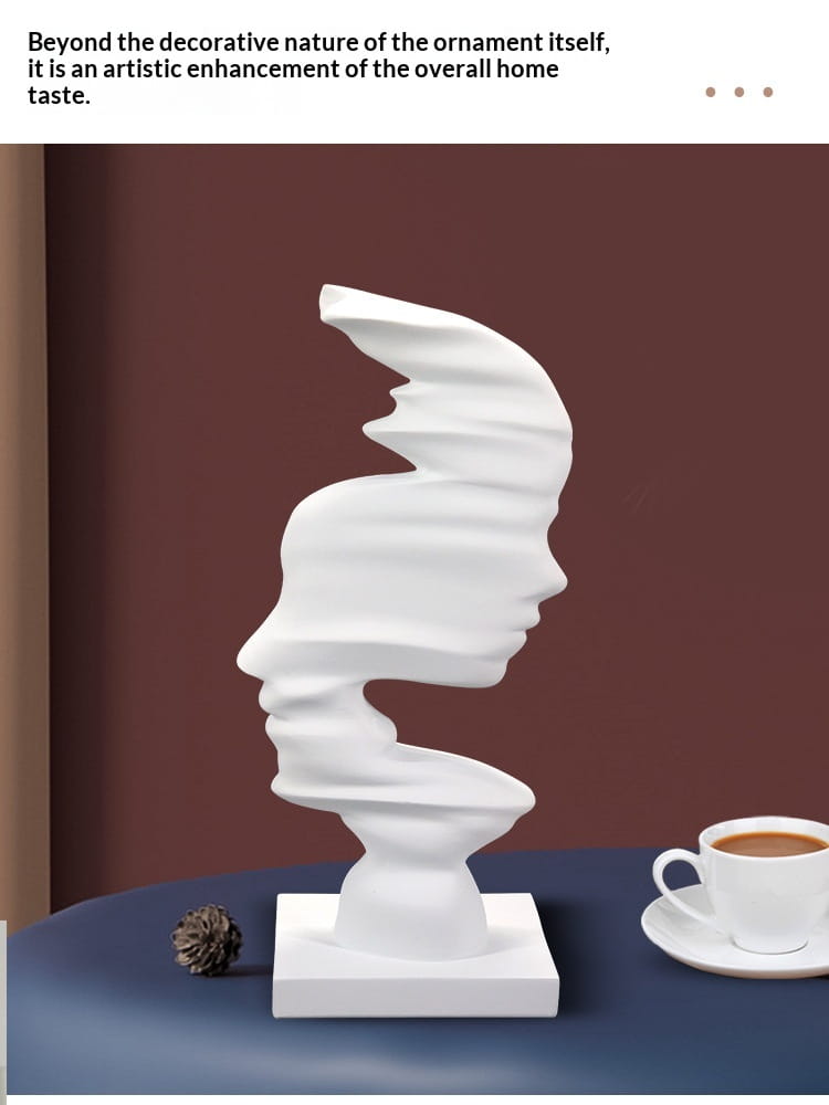 Resin Abstract Head Home Decor Craft