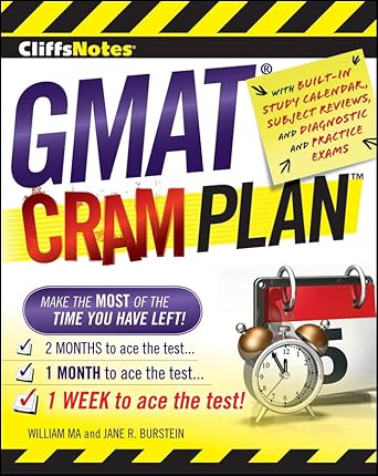 CliffsNotes GMAT Cram Plan