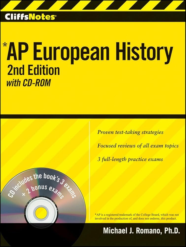 CliffsNotes AP European History with CD-ROM, 2nd Edition