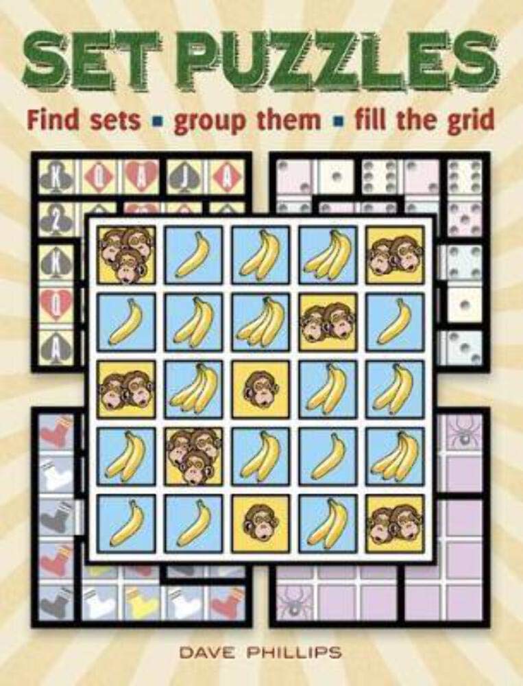Set Puzzles: Find sets, group them, fill the grid