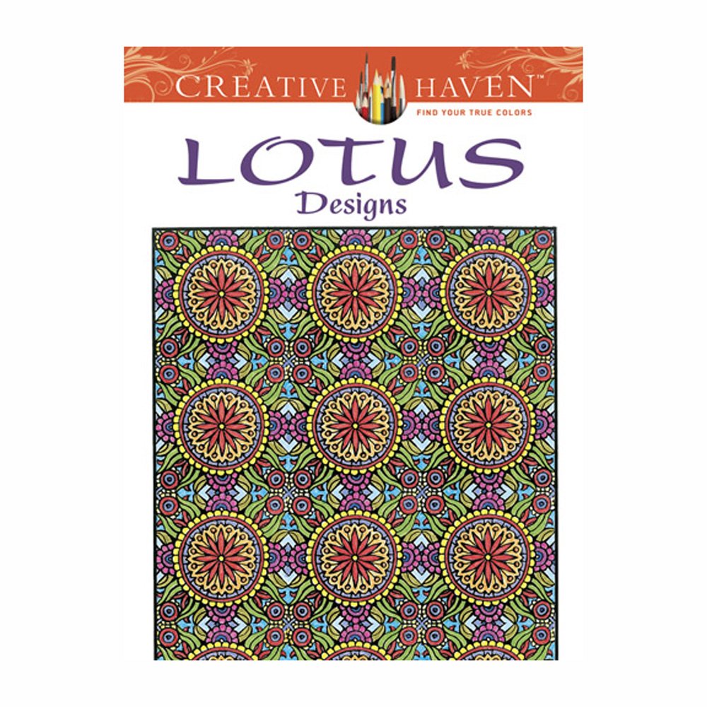 Creative Haven Lotus Designs Coloring Book (Creative Haven Coloring Books)