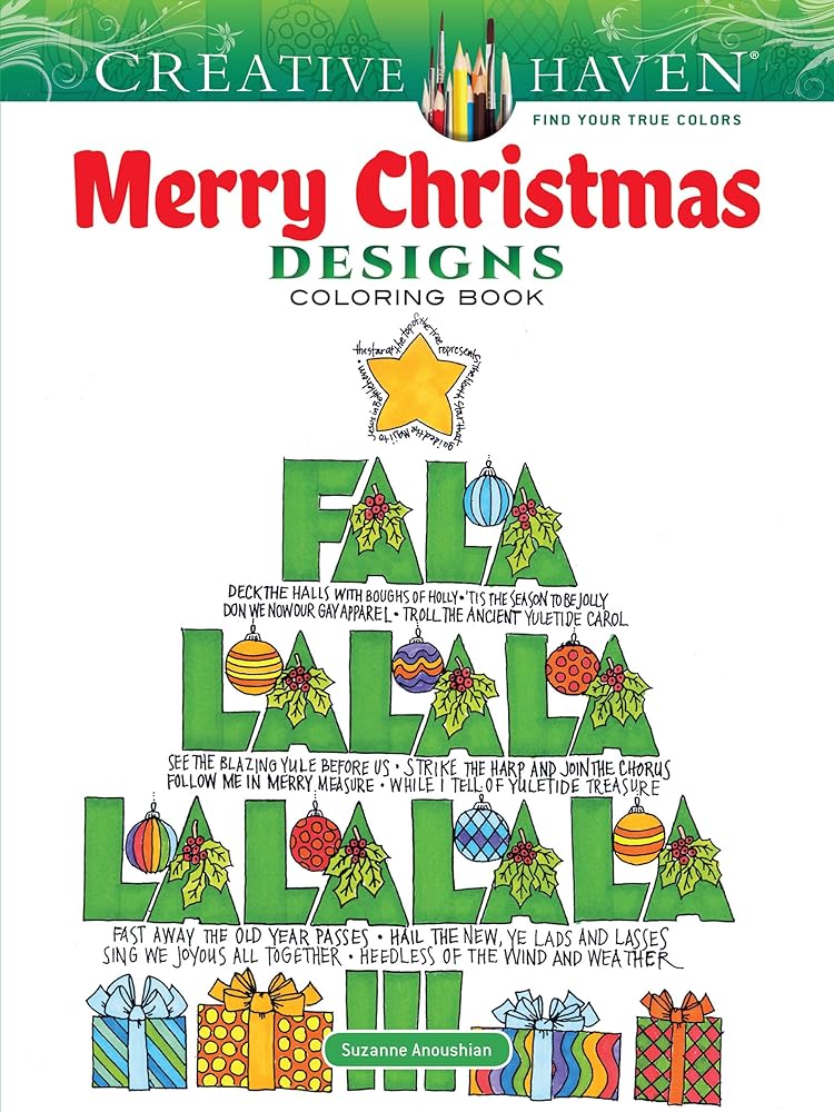Creative Haven Merry Christmas Designs Coloring Book (Adult Coloring Books: Christmas)