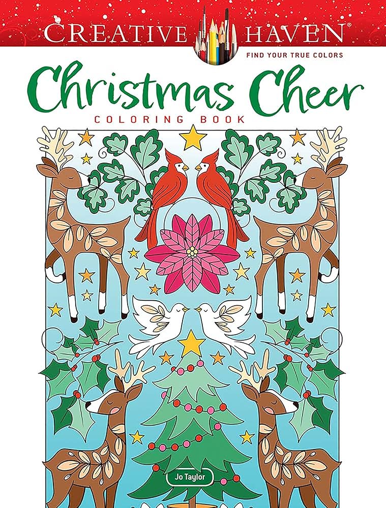 Creative Haven Christmas Cheer Coloring Book (Adult Coloring Books: Christmas)