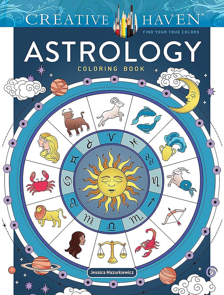 Creative Haven Astrology Coloring Book (Adult Coloring Books: Fantasy)