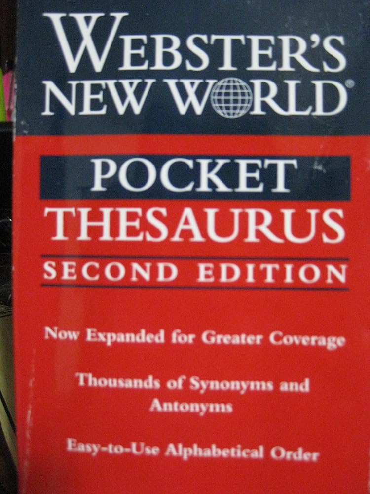 Webster's New World Pocket Thesaurus, Second Edition