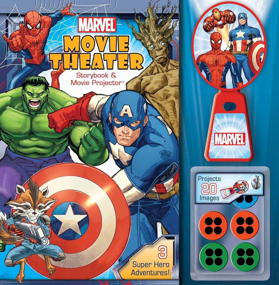 Marvel Movie Theater Storybook & Movie Projector