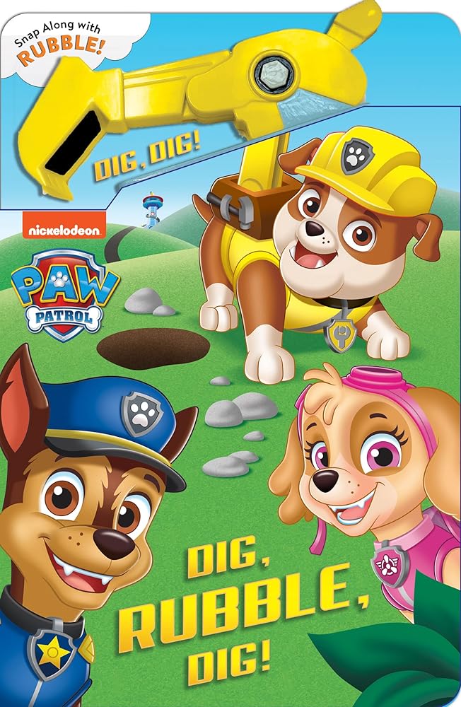 Paw Patrol: Dig, Rubble, Dig!: An Action Tool Book