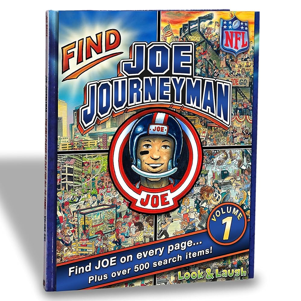 NFL All 32 Teams Look & Laugh Joe Journeyman Search Adventure (Volume 1)